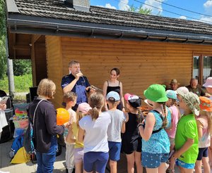 Akcja Kręci mnie bezpieczeństwo nad wodą, nad Zalewem w Gorzycach.