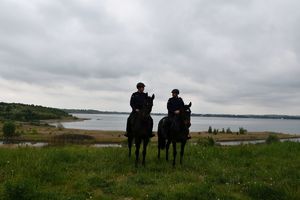 Ćwiczenia służb ratowniczych nad Jeziorem Tarnobrzeskim