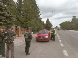 Akcja motocyklistów i policjantów ruchu drogowego