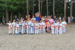 Piknik dla dzieci i młodzieży &quot;Kręci mnie bezpieczeństwo nad wodą&quot;- tym razem nad Zalewem w Gorzycach.