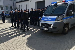 W Tarnobrzegu policjanci zabezpieczali mecz piłki nożnej o Puchar Polski