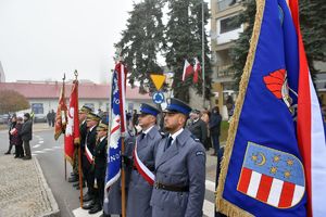 Narodowe Święto Niepodległości z udziałem tarnobrzeskich policjantów - Poczet Sztandarowy KMP w Tarnobrzegu.