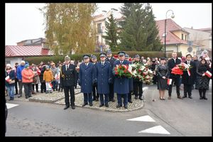 Delegacja Komendy Miejskiej Policji w Tarnobrzegu - Święto 11 Listopada