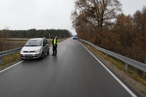 Zdarzenie drogowe na drodze relacji Krawce - Grębów