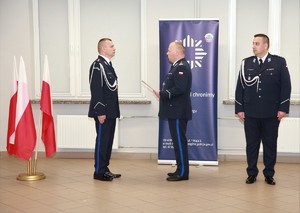 Nowy Zastępca Komendanta Miejskiego Policji w Tarnobrzegu kom. Grzegorz Boroń.