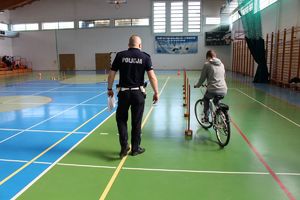 Powiatowy Turniej Bezpieczeństwa Ruchu Drogowego w Tarnobrzegu - uczestnicy szkół podstawowych z miasta Tarnobrzega oraz gmin Nowej Dęby, Gorzyc, Baranowa Sandomierskiego i Grębowa.