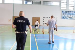 Powiatowy Turniej Bezpieczeństwa Ruchu Drogowego w Tarnobrzegu - uczestnicy szkół podstawowych z miasta Tarnobrzega oraz gmin Nowej Dęby, Gorzyc, Baranowa Sandomierskiego i Grębowa.