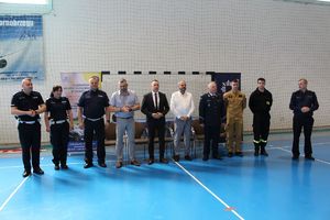 Powiatowy Turniej Bezpieczeństwa Ruchu Drogowego w Tarnobrzegu - laureaci szkół podstawowych z miasta Tarnobrzega oraz gmin Nowej Dęby, Gorzyc, Baranowa Sandomierskiego i Grębowa.