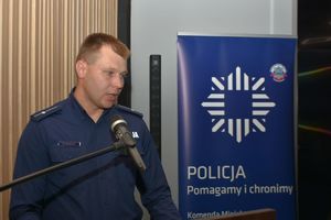 Spotkanie z dyrektorami szkół - mł.asp. Bartosz Paliwoda