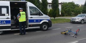 W Tarnobrzegu rowerzystka zderzyła się z oplem