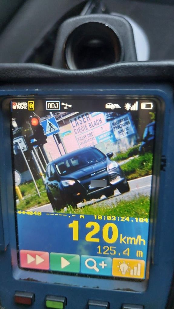 Dwie kobiety i mężczyzna stracili prawo jazdy za prędkość. Osoby zatrzymane na terenie powiatu tarnobrzeskiego.