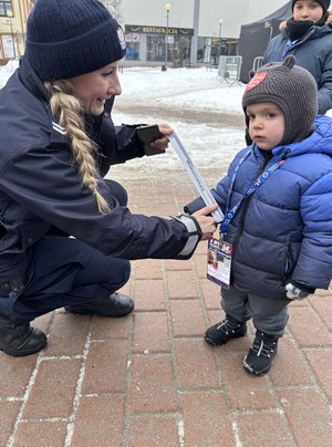 policjanci na WOŚP